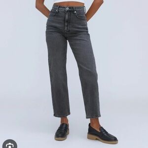 Everlane Way High Jean - size 24 Regular in Charcoal